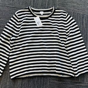 Women's Shrunken Crewneck Pullover Sweater - A New Day™